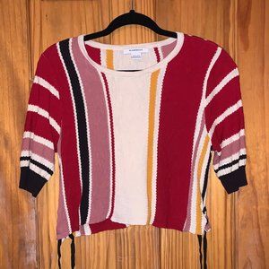 Glamorous Stripped Woman's Top